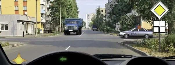 Билет 35, вопрос 15: дорожная ситуация