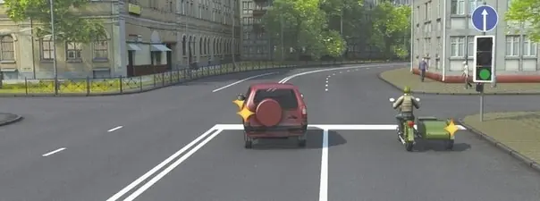 Билет 8, вопрос 13: дорожная ситуация