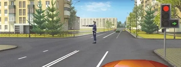 Билет 7, вопрос 6: дорожная ситуация