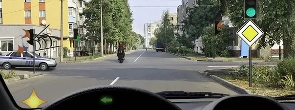 Билет 21, вопрос 13: дорожная ситуация