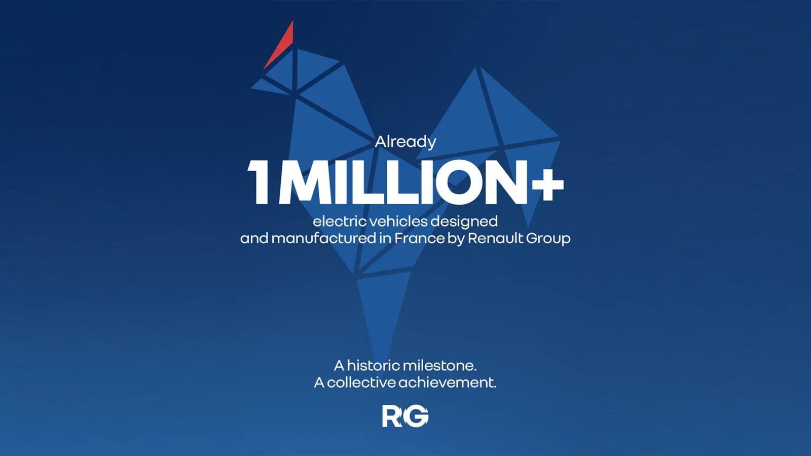Renault Group выпустила миллионный электромобиль, произведённый во Франции