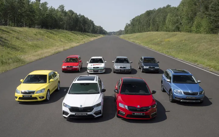 Škoda Octavia отмечает 30-летие: почти 7,9 миллиона автомобилей за три десятилетия