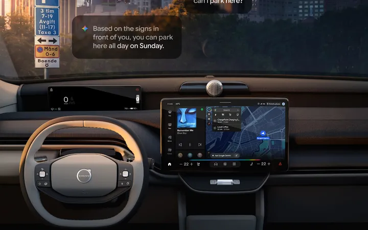 Volvo и Google покажут «зрячий» Gemini в EX60: ИИ поможет с парковкой и навигацией