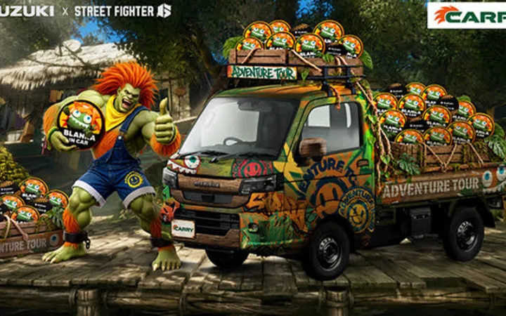 Suzuki привезёт на Tokyo Game Show 2026 кемпер Carry «Blanka Base Camp» и Hayabusa в стиле Juri