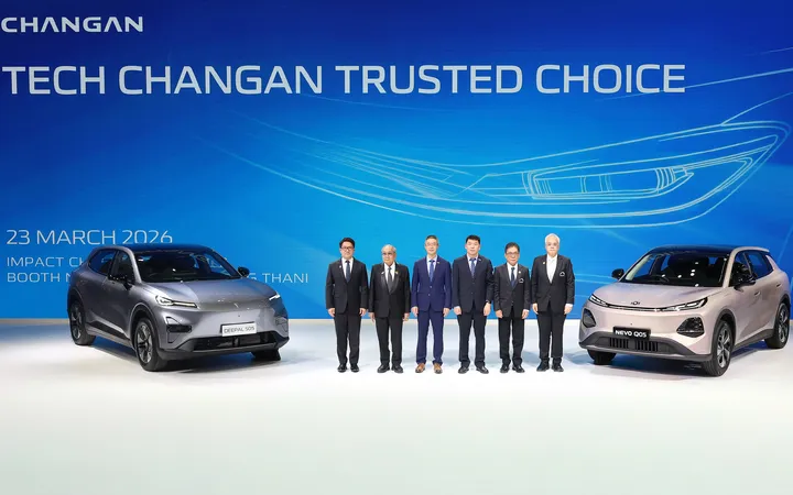 Changan впервые показала кроссовер Nevo Q05 в Таиланде на автосалоне в Бангкоке
