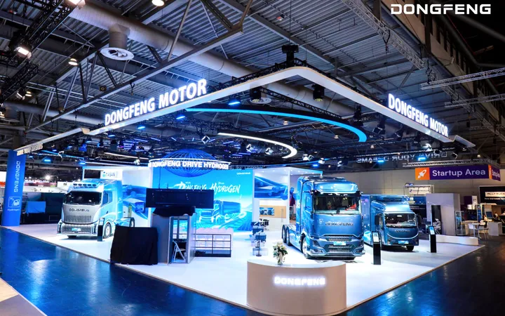Dongfeng представил на IAA Transportation 2026 водородную коммерческую платформу T1 и три модели