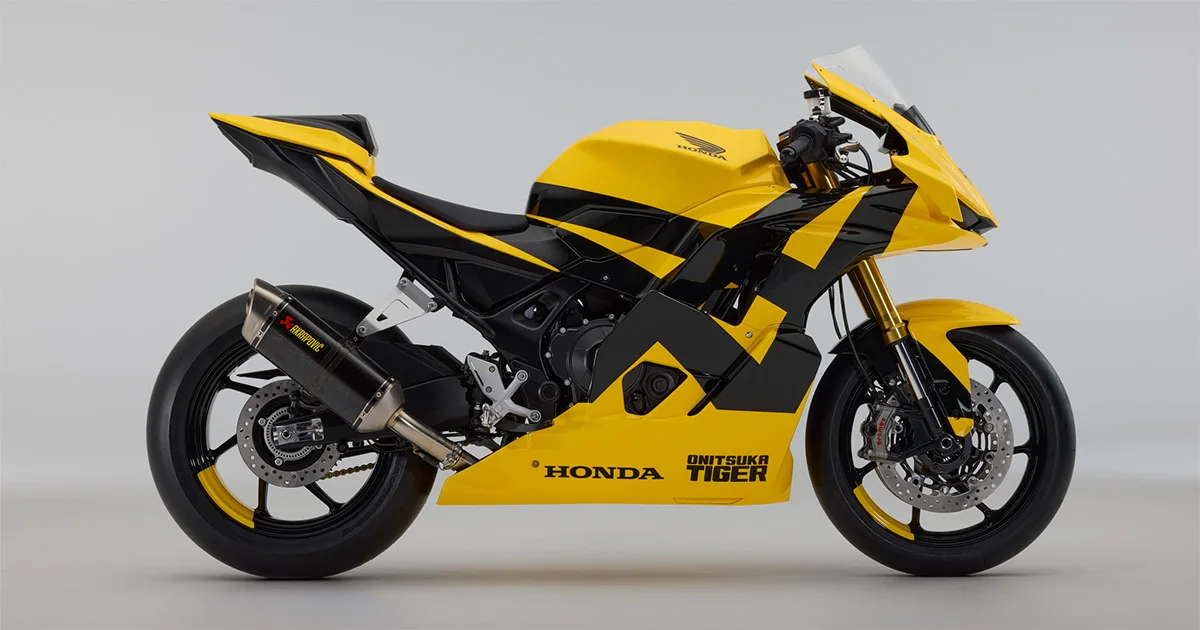 Honda и Onitsuka Tiger представили концепт мотоцикла Mid Sports Concept
