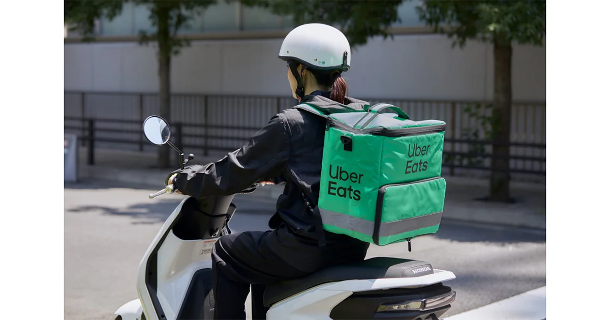 Honda и Uber Eats Japan проведут совместные испытания приложения для оценки безопасного вождения мотоцикла