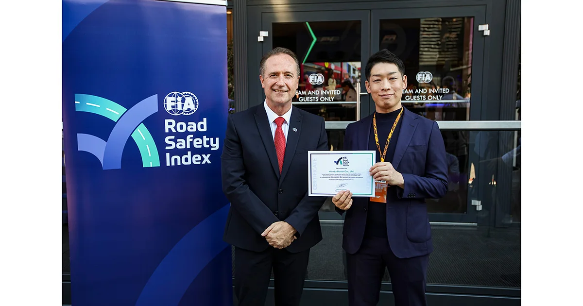 Honda первой в мире получила 5 звёзд в рейтинге безопасности FIA Road Safety Index
