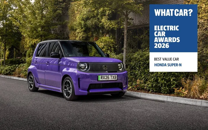 Honda Super-N признан лучшим по цене на What Car? Electric Car Awards 2026