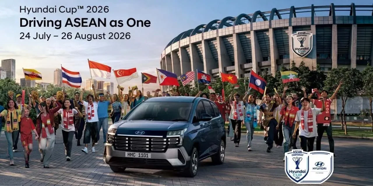 Hyundai Palisade вывезла трофей на поле на открытии ASEAN Championship Hyundai Cup 2026