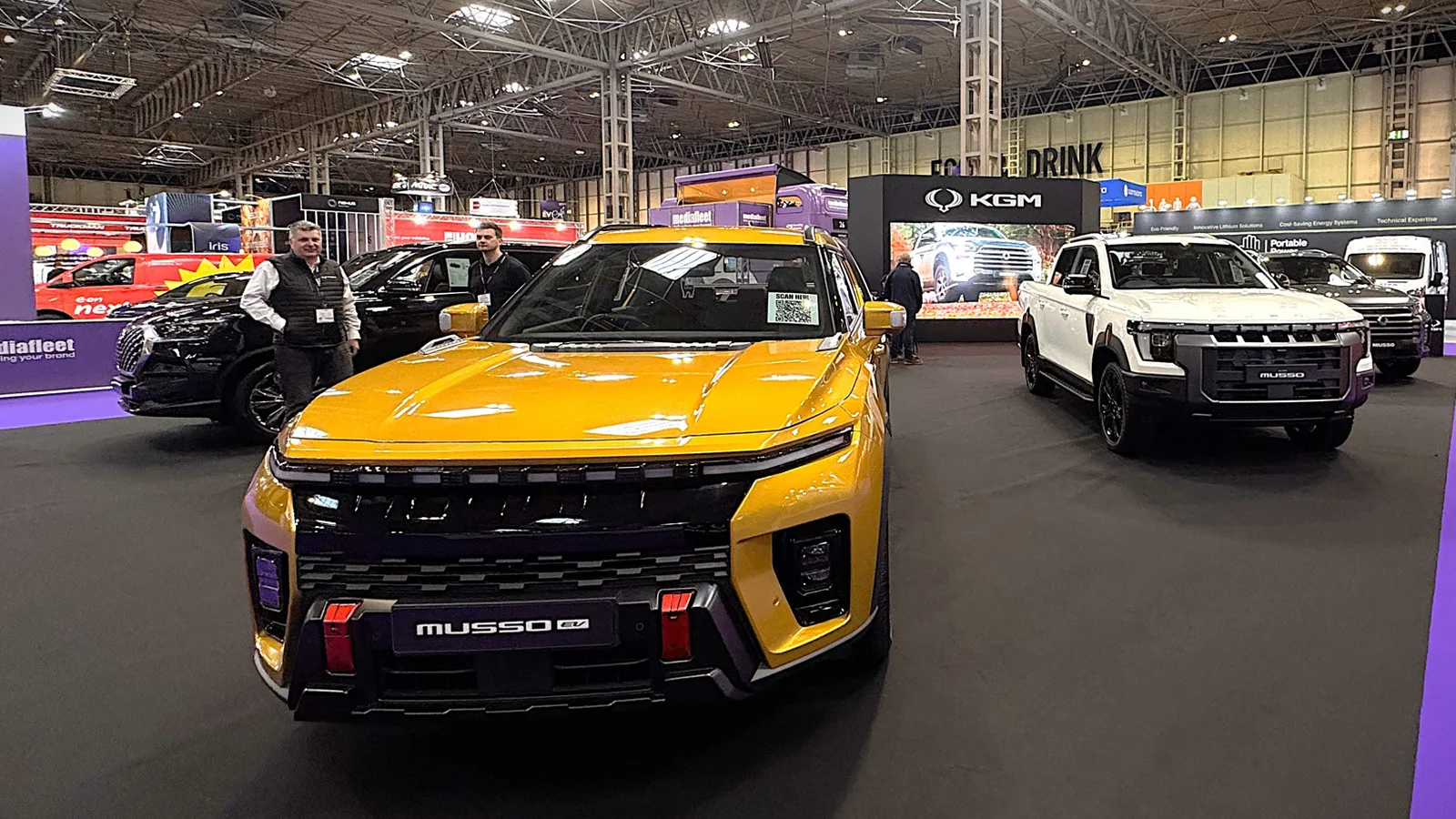 KGM привезёт на Commercial Vehicle Show 2026 электрический пикап Musso EV и новый Musso Rhino