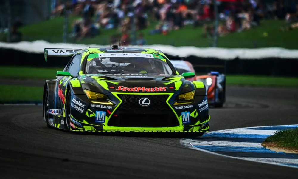 Lexus RC F GT3 финишировал пятым в Индианаполисе