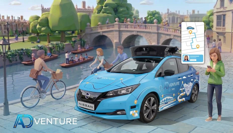 Nissan запускает в Кембридже исследовательский проект ADventure для автономной мобильности