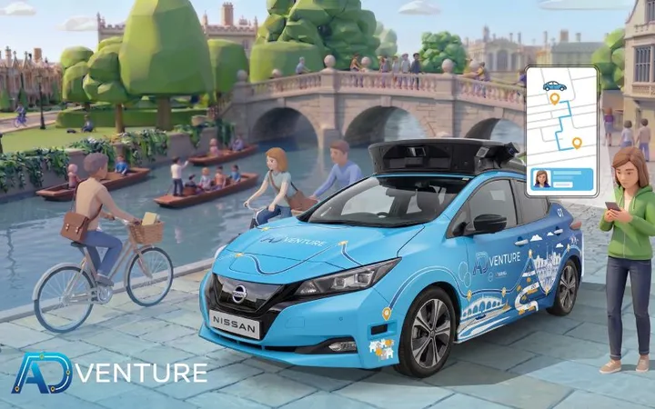 Nissan запускает в Кембридже исследовательский проект ADventure для автономной мобильности