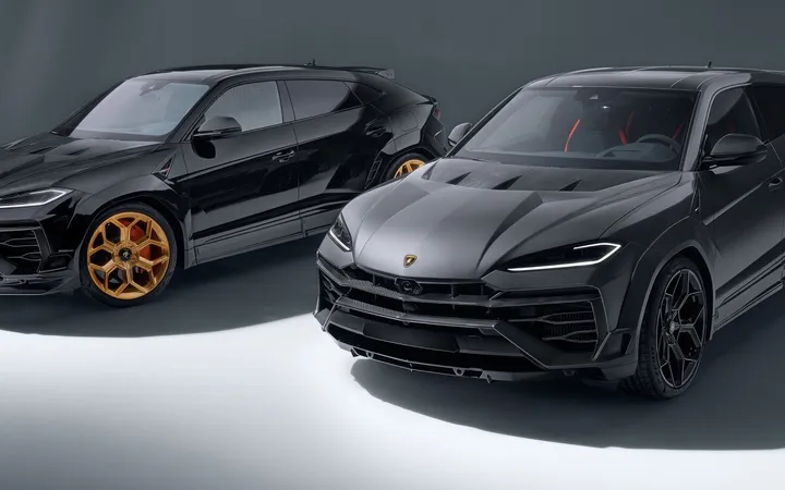 NOVITEC представил широкофюзеляжный Lamborghini Urus SE с золотым выхлопом