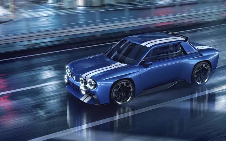 Renault представила электрический концепт Renault 8 Gordini