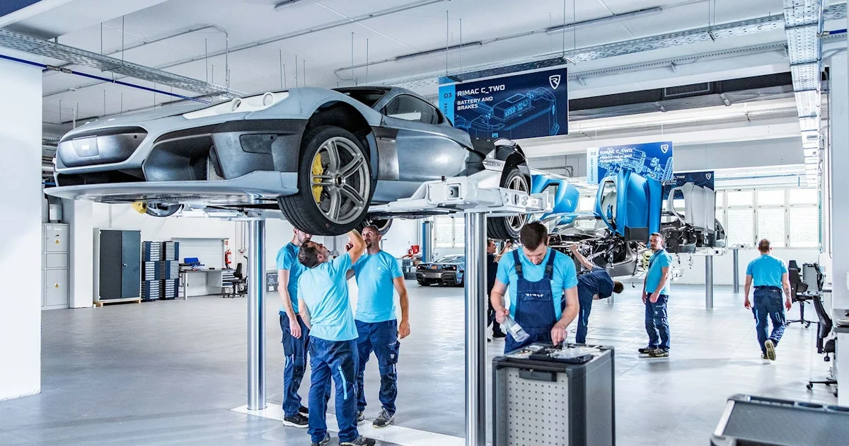 Rimac запустила новую сборочную линию для прототипов C_Two