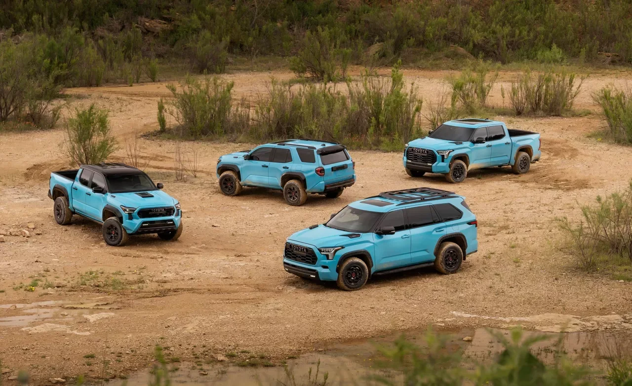 Toyota представила новый цвет Wave Maker для TRD Pro 2026