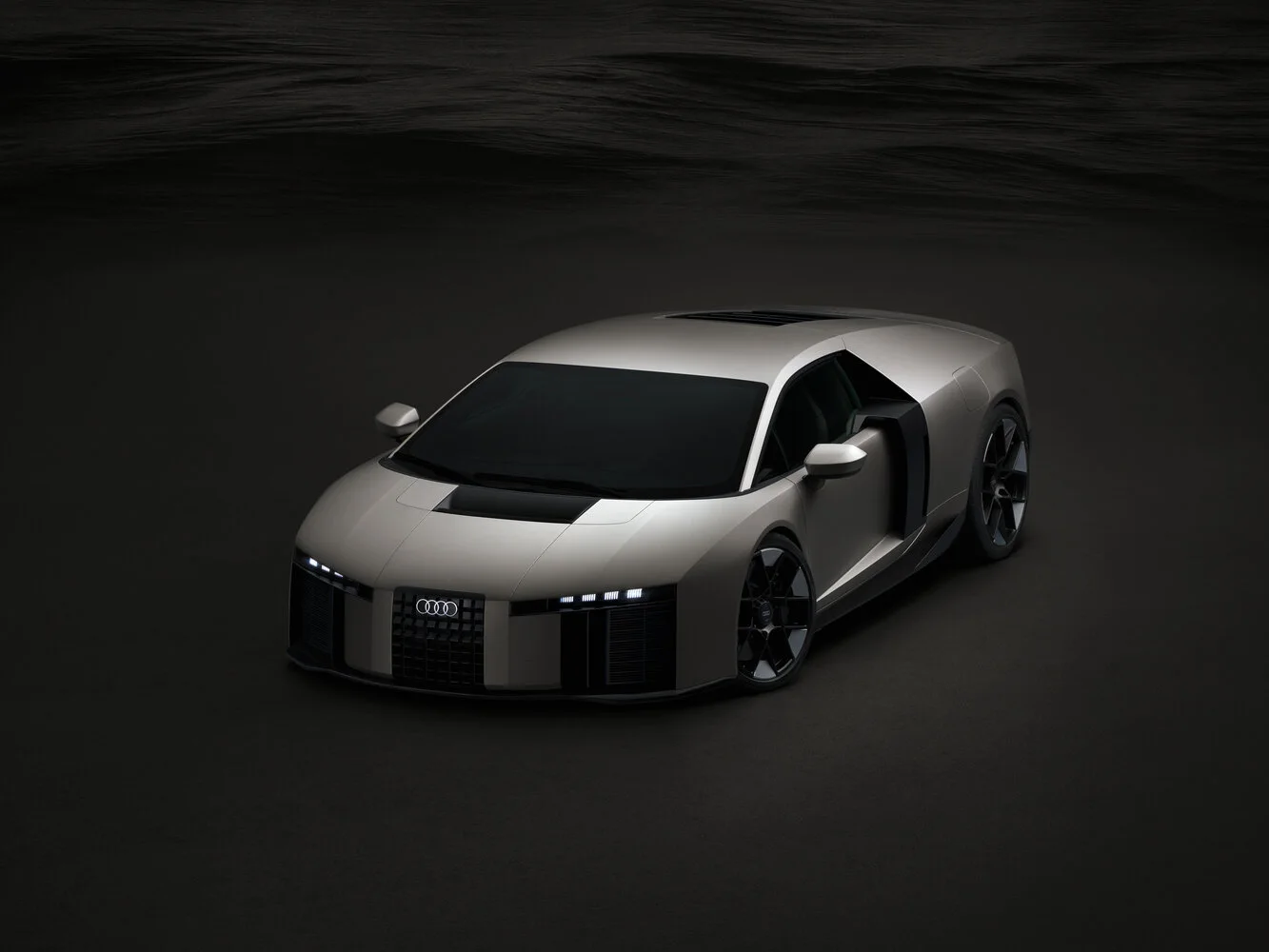 Audi Nuvolari 2026 года: гибридный суперкар мощностью 1001 л.с. и полным приводом