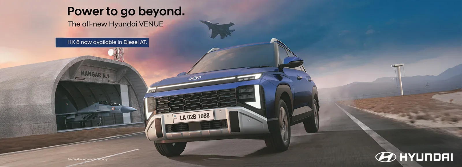 Hyundai Venue преодолел отметку в 100 000 бронирований, представлена новая версия HX8 Diesel AT