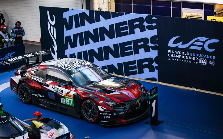 Lexus RC F LMGT3 одержал первую победу в чемпионате мира FIA WEC