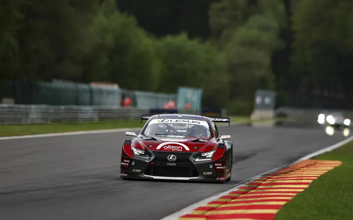 Lexus RC F LMGT3 завоевал поул на «6 часах Спа»