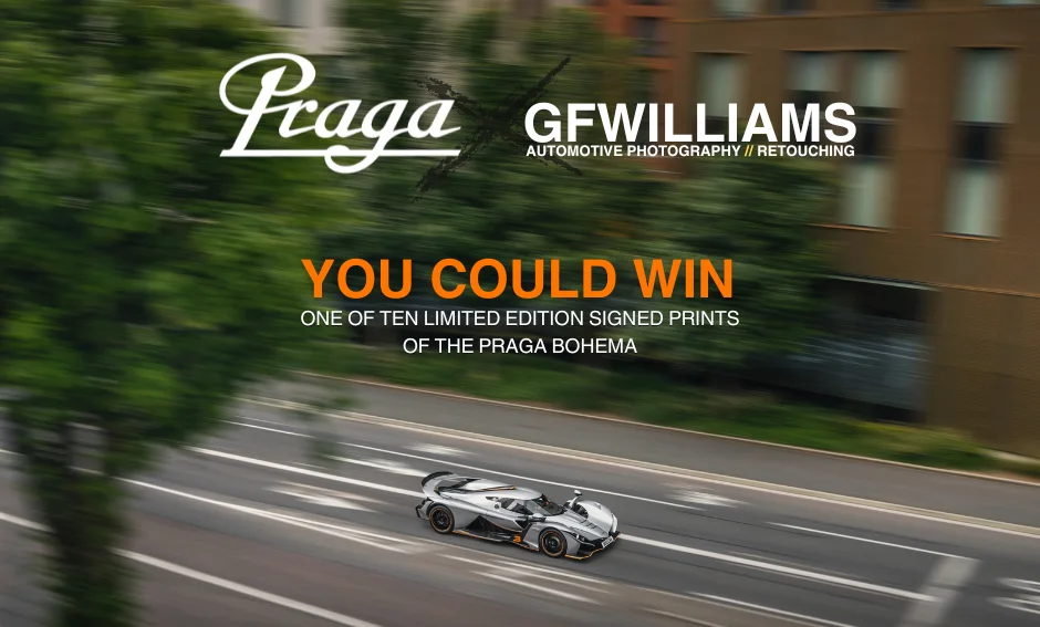 Praga и GFWilliams разыгрывают подписанные фотографии гиперкара Bohema