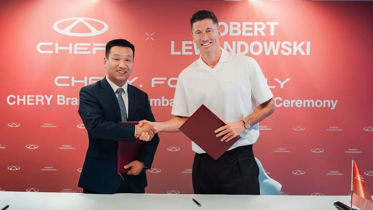 Роберт Левандовски стал глобальным послом бренда Chery