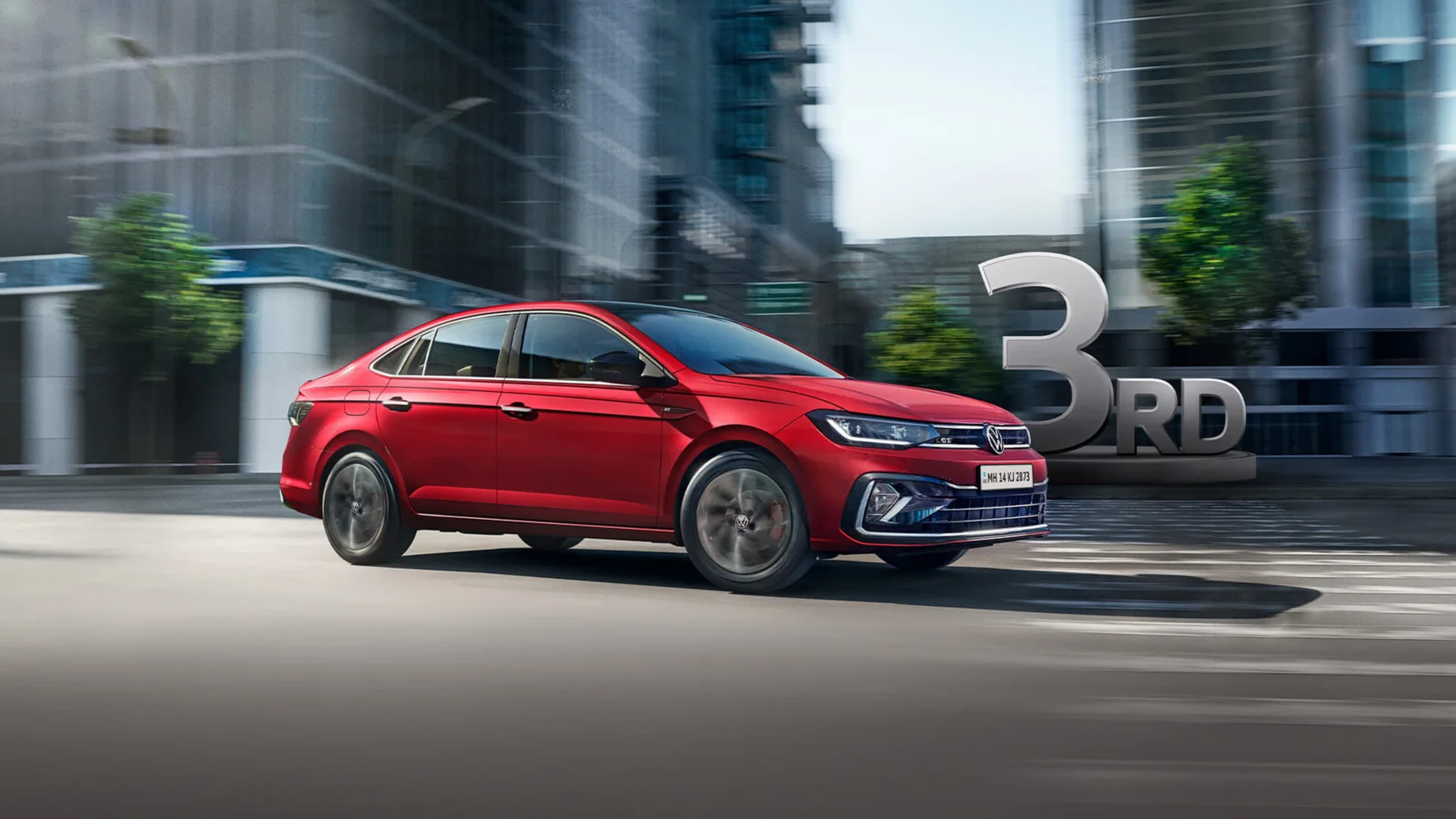 Volkswagen Virtus отмечает три года на индийском рынке с долей сегмента 32%