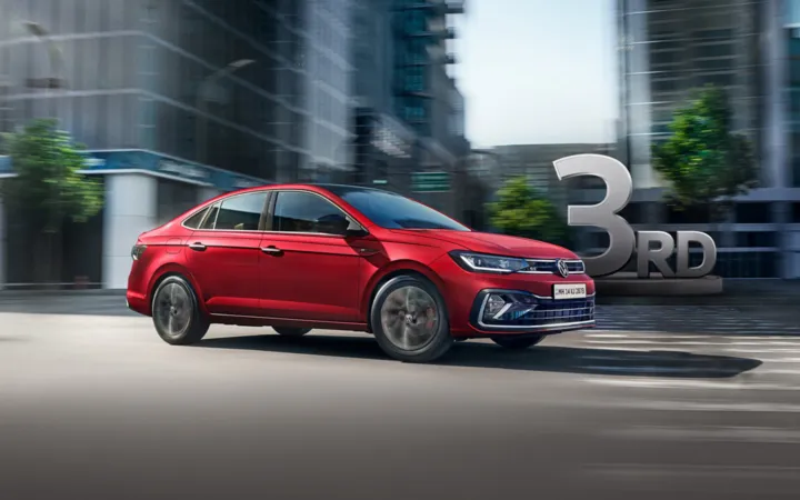 Volkswagen Virtus отмечает три года на индийском рынке с долей сегмента 32%