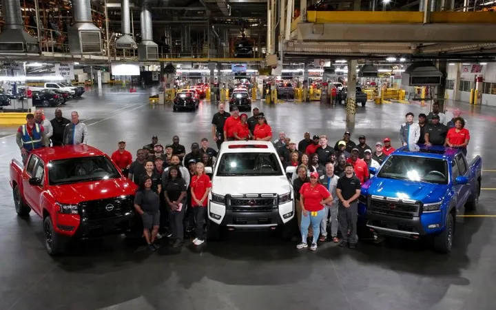Завод Nissan в Кантоне выпустил миллионный пикап Frontier