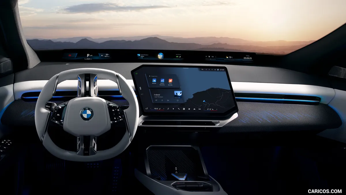 BMW iX3 · II — салон