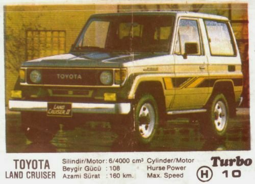 Turbo № 10 — Toyota Land Cruiser 70