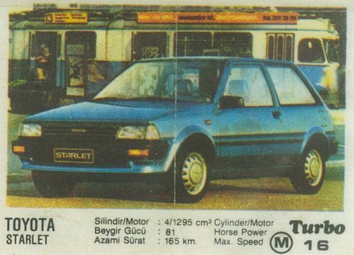 Turbo № 16 — Toyota Starlet P70