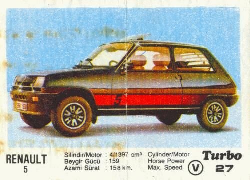 Turbo № 27 — Renault 5 первого поколения