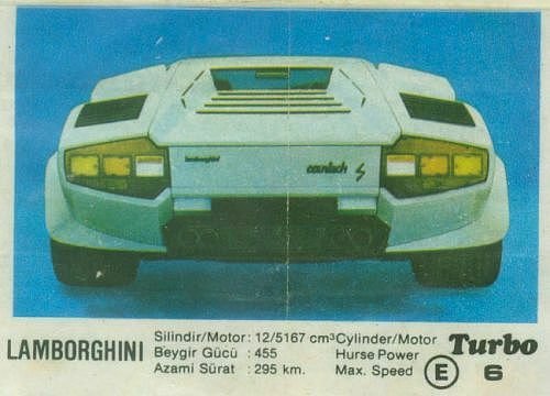 Turbo № 6 — Lamborghini Countach
